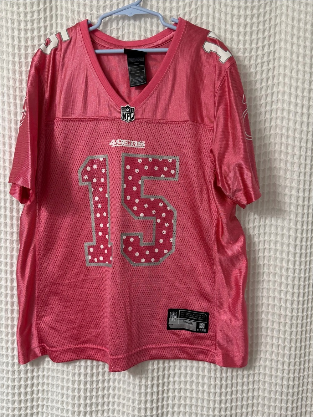 San Francisco 49ers Pink NFL Jersey #15